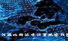 如何在比特派中设置观察